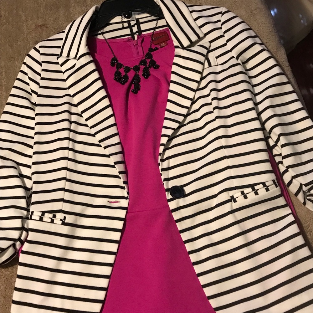 Blazer and dress